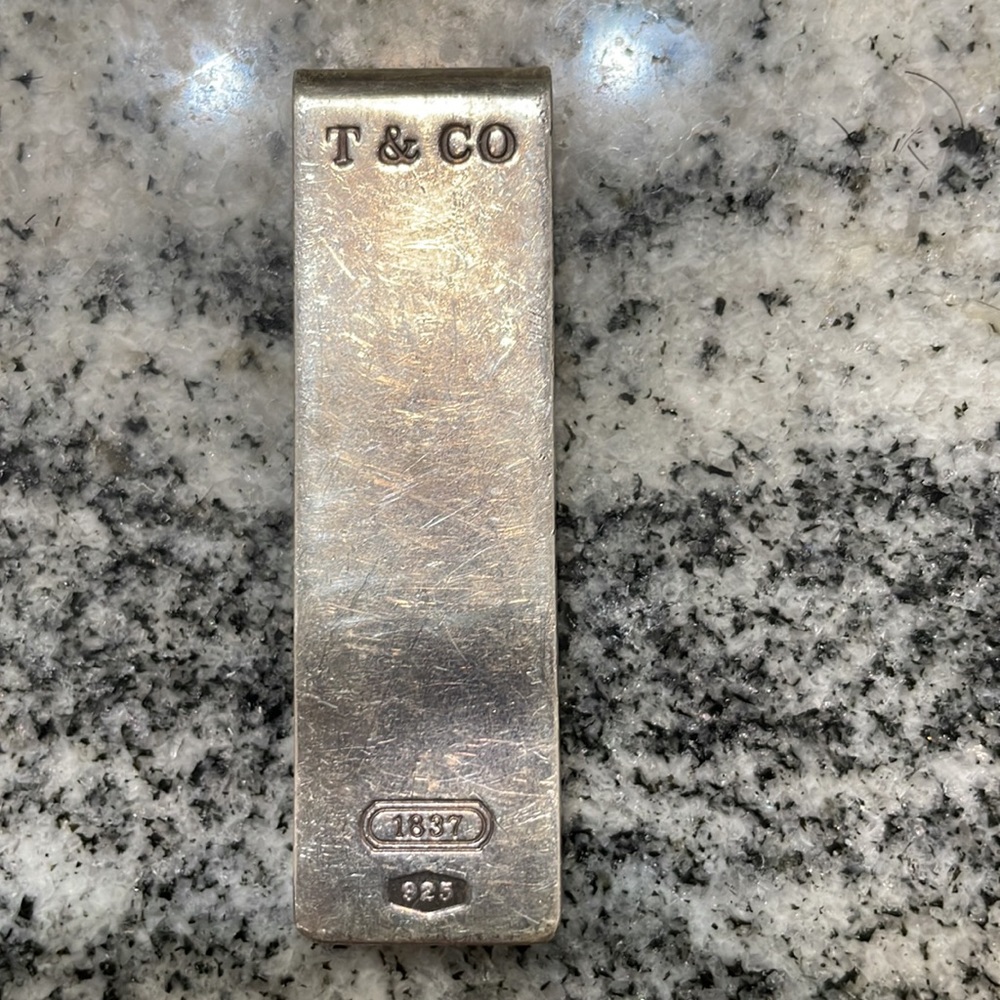 Tiffany & Co. Money Clip Sterling Silver 925 1837